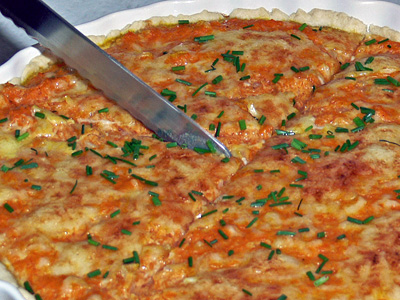 Kürbisquiche